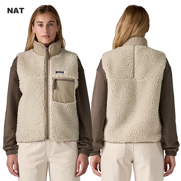 patagonia レトロXベスト アイボリーM patagonia(パタゴニア) W's Classic Retro-X Vest (ウィメンズ