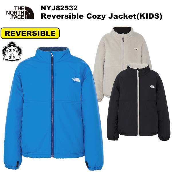 THE NORTH FACE(�Ρ����ե�����) Reversible Cozy Jacket(KIDS)(��С����֥륳���������㥱�å� ���å�) NYJ82532