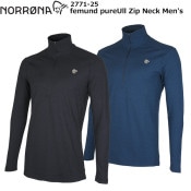 NORRONA(Υ) femund pureUll Zip Neck Men's 2771-25