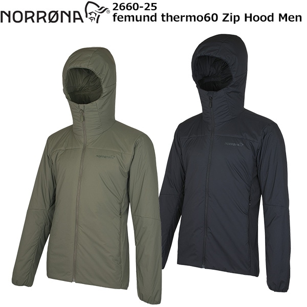 NORRONA(Υ) femund thermo60 Zip Hood Men's 2660-25