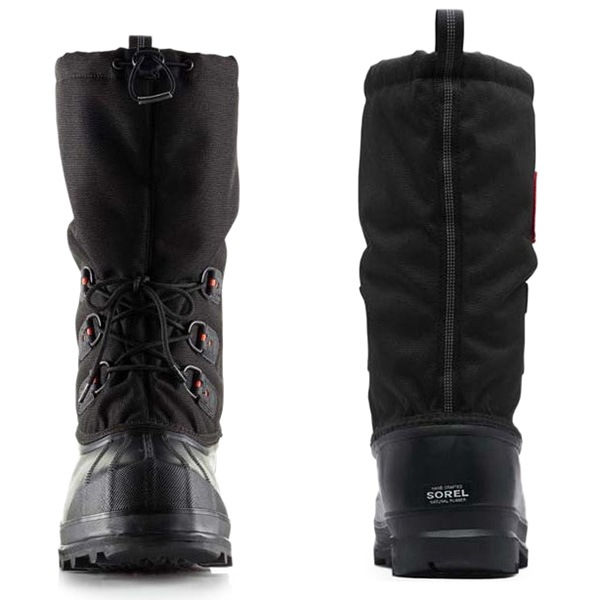 SOREL(ソレル) グレイシャーXT NM5332 010(Black, Red Quartz