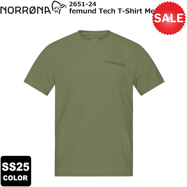 ��20%OFF��NORRONA(�Υ�����) ��2025�ղƥ��顼��femund Tech T-Shirt Men's 2651-24