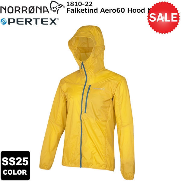 ��20%OFF��NORRONA(�Υ�����) ��2025�ղƥ��顼��Falketind Aero60 Hood Men's 1810-22