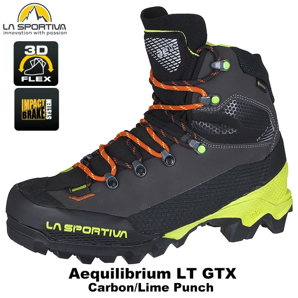 SPORTIVA(���ݥ�ƥ���) Aequilibrium LT GTX (��������ӥ��� LT GTX) Carbon/Lime Punch