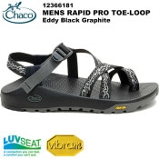 Chaco(���㥳) ��ԥåɥץ� �ȥ����롼�� Men's (Eddy Black Graphite) 12366181