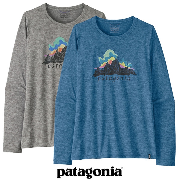 patagonia(�ѥ����˥�) W's L/S Capilene Cool Daily Shirt -Fitz Roy Nimbus (���󥰥��꡼�֡�����ץ꡼�󡦥����롦�ǥ��꡼������ġ��ե��åĥ������˥�Х���)