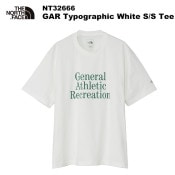 THE NORTH FACE(�Ρ����ե�����) GAR Typographic White S/S Tee(GAR�����ܥ���ե��å��ۥ磻�ȥ��硼�ȥ��꡼�֥ƥ�) NT32666