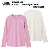 THE NORTH FACE(�Ρ����ե�����) L/S GTD Melange Crew(WOMENS)(���󥰥��꡼��GTD���󥸥��롼) NTW12597