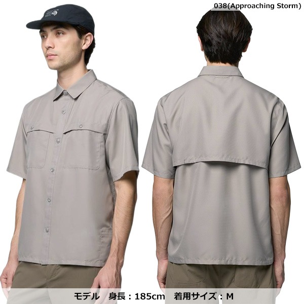 【MD.GRAY】<H>レース ショートスリーブシャツ H＞レース ショートスリーブシャツ