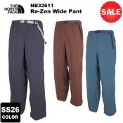 ��30%OFF��THE NORTH FACE(�Ρ����ե�����) ��2026�ղƥ��顼��Re-Zen Wide Pant(�꡼����磻�ɥѥ��) NB32611