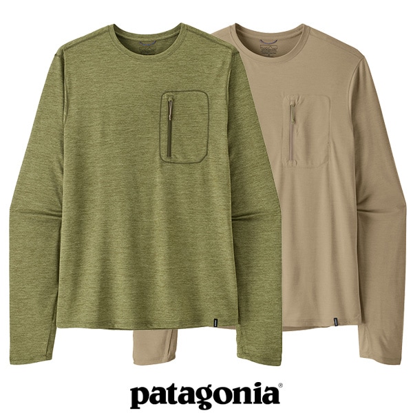 patagonia(�ѥ����˥�) M's Capilene Cool Sun Shirt (���󥰥��꡼�֡�����ץ꡼�󡦥����롦���󡦥����)