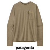 patagonia(�ѥ����˥�) M's Capilene Cool Sun Shirt -Water People Banner- (���󥰥��꡼�֡�����ץ꡼�󡦥����롦���󡦥���ġ��������������ԡ��ץ롦�Хʡ�)
