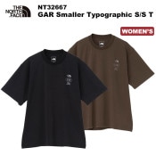 THE NORTH FACE(�Ρ����ե�����) GAR Smaller Typographic S/S Tee(GAR���⡼�顼�����ܥ���ե��å����硼�ȥ��꡼�֥ƥ�) NT32667 �ڥ�����󥺥�������