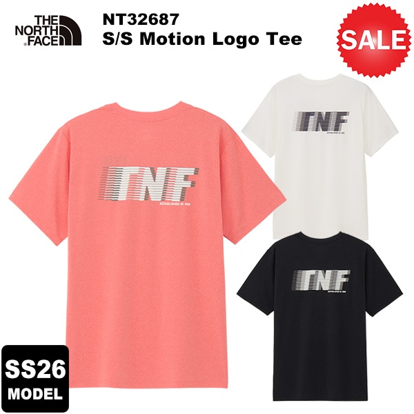 ��30%OFF��THE NORTH FACE(�Ρ����ե�����) ��2026�ղƥ�ǥ��S/S Motion Logo Tee(���硼�ȥ��꡼�֥⡼���������ƥ���) NT32687