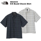 THE NORTH FACE(�Ρ����ե�����) S/S Bould Check Shirt(���硼�ȥ��꡼�֥ܥ�ɥ����å������) NR22630