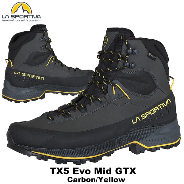 SPORTIVA(���ݥ�ƥ���) TX5 EVO Mid GTX (TX5���ܥߥå�GTX) Carbon/Yellow