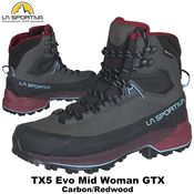 SPORTIVA(���ݥ�ƥ���) TX5 EVO Mid Woman GTX (TX5���ܥߥåɥ����ޥ�GTX) Carbon/Redwood