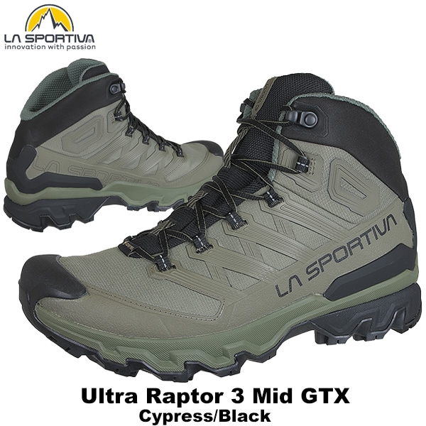 SPORTIVA(���ݥ�ƥ���) Ultra Raptor 3 MID GTX(����ȥ��ץ���3�ߥå� GTX) Cypress/Black