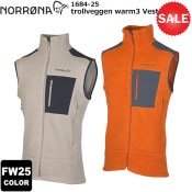 ��20%OFF��NORRONA(�Υ�����) ��2025-26���ߥ��顼��trollveggen warm3 Vest Men's 1684-25