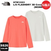 ��30%OFF��THE NORTH FACE(�Ρ����ե�����) ��2026�ղƥ��顼��L/S FLASHDRY 3D Crew(WOMENS)(���󥰥��꡼�֥ե�å���ɥ饤���꡼�ǥ������롼) NTW62506