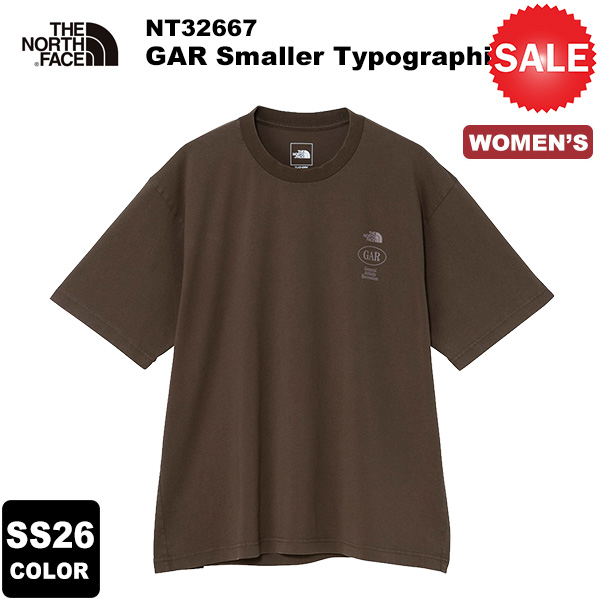 ��30%OFF��THE NORTH FACE(�Ρ����ե�����) ��2026�ղƥ��顼��GAR Smaller Typographic S/S Tee(GAR���⡼�顼�����ܥ���ե��å����硼�ȥ��꡼�֥ƥ�) NT32667 �ڥ�����󥺥�������