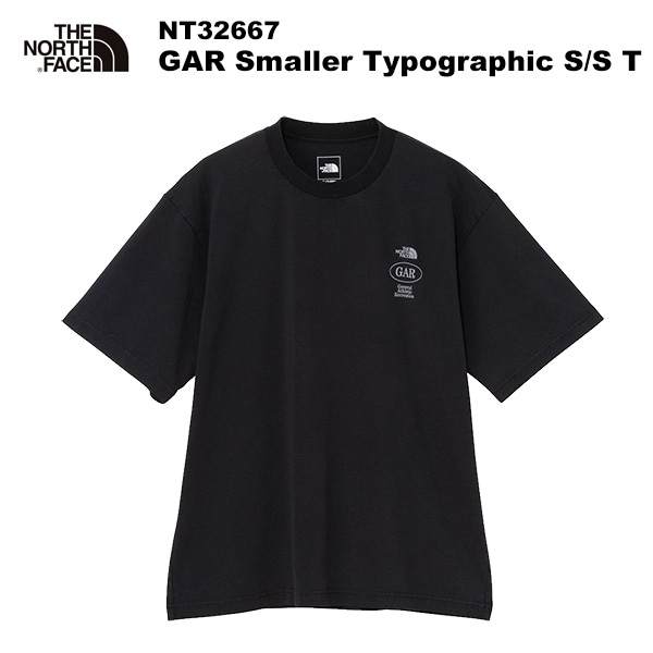 THE NORTH FACE(�Ρ����ե�����) GAR Smaller Typographic S/S Tee(GAR���⡼�顼�����ܥ���ե��å����硼�ȥ��꡼�֥ƥ�) NT32667