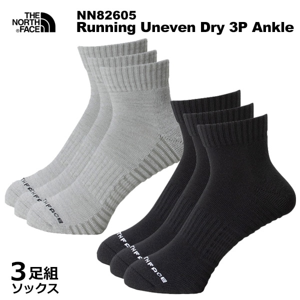 THE NORTH FACE(�Ρ����ե�����) Running Uneven Dry 3P Ankle (���˥󥰥��󥤡��֥�ɥ饤3P���󥯥�)