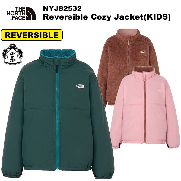 THE NORTH FACE(�Ρ����ե�����) Reversible Cozy Jacket(KIDS)(��С����֥륳���������㥱�å� ���å�) NYJ82532