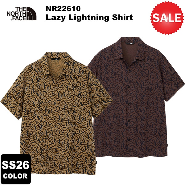��30%OFF��THE NORTH FACE(�Ρ����ե�����) ��2026�ղƥ��顼��Lazy Lightning Shirt(�쥤�����饤�ȥ˥󥰥����) NR22610