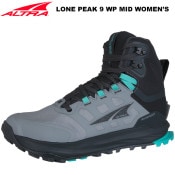 ALTRA(����ȥ�) WOMEN'S LONE PEAK 9 WP MID BLACK/GRAY ALT103-016225-BLK