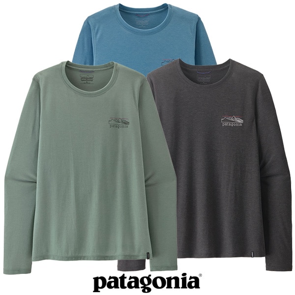 patagonia(�ѥ����˥�) W's L/S Cap Cool Trail Shirt-Stratapeaks (������󥺡����󥰥��꡼�֡�����ץ꡼�󡦥����롦�ȥ쥤�롦�����)