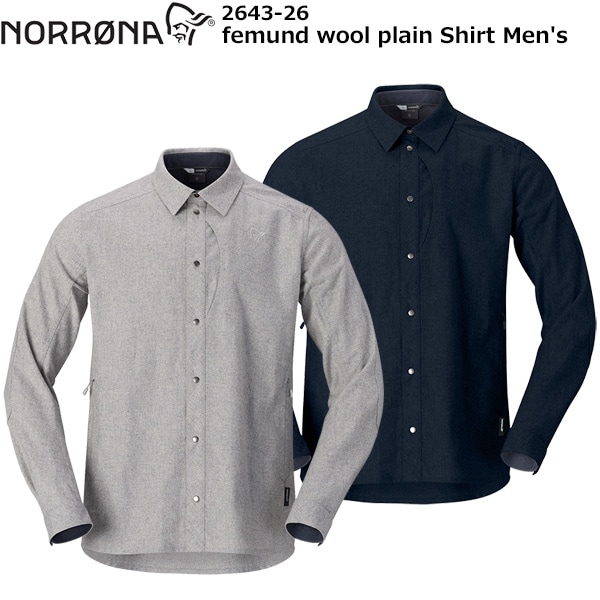 NORRONA(�Υ�����) femund wool plain Shirt Men's 2643-26