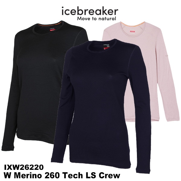 icebreaker(アイスブレーカー) W 260 Tech LS Crew (260テックロング