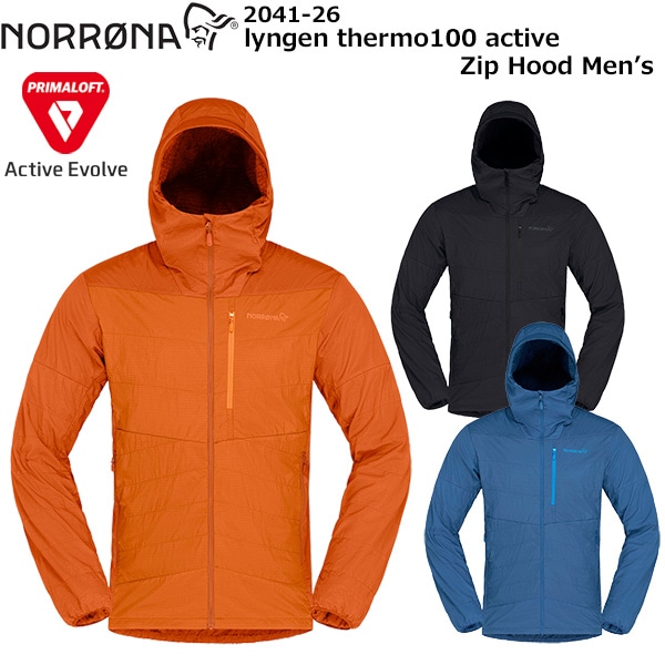 NORRONA(ノローナ) lyngen thermo100 active Zip Hood Men's 2041-26