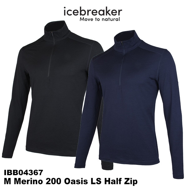 icebreaker(�������֥졼����) M 200 Oasis LS Half Zip (���200�����������󥰥��꡼�֥ϡ��ե��å�)