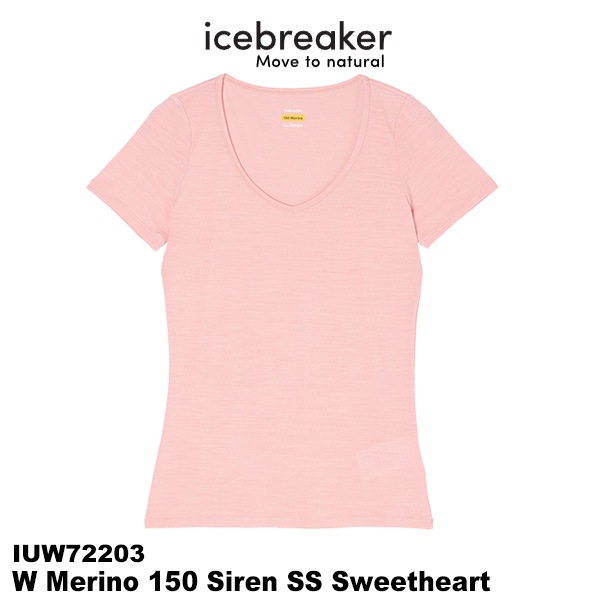 icebreaker(�������֥졼����) W 150 Siren SS Sweetheart (�������150������󥷥硼�ȥ��꡼�֥��������ȥϡ���)