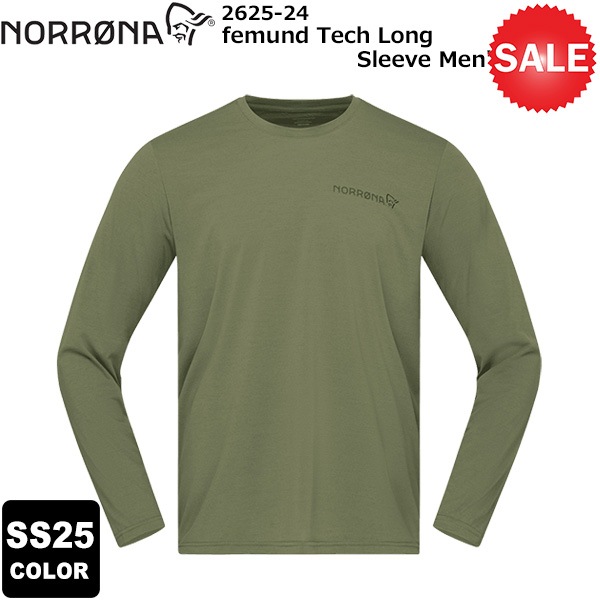 ��20%OFF��NORRONA(�Υ�����) ��2025�ղƥ��顼��femund Tech Long Sleeve Men's 2625-24