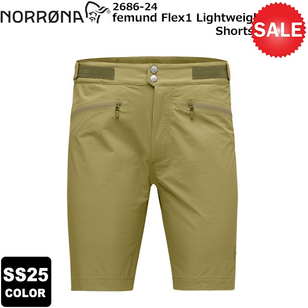 ��20%OFF��NORRONA(�Υ�����) ��2025�ղƥ��顼��femund Flex1 Lightweight Shorts Men's 2686-24