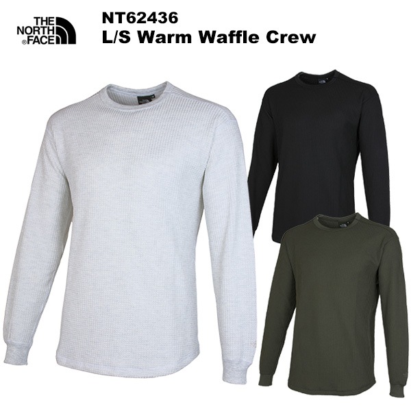 THE NORTH FACE(�Ρ����ե�����) L/S Warm Waffle Crew(���󥰥��꡼�֥��������åե륯�롼) NT62436