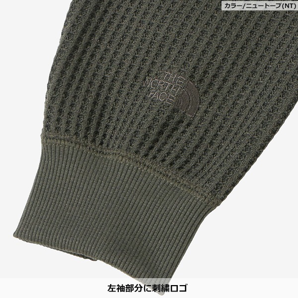 THE NORTH FACE(�Ρ����ե�����) L/S Warm Waffle Crew(���󥰥��꡼�֥��������åե륯�롼) NT62436