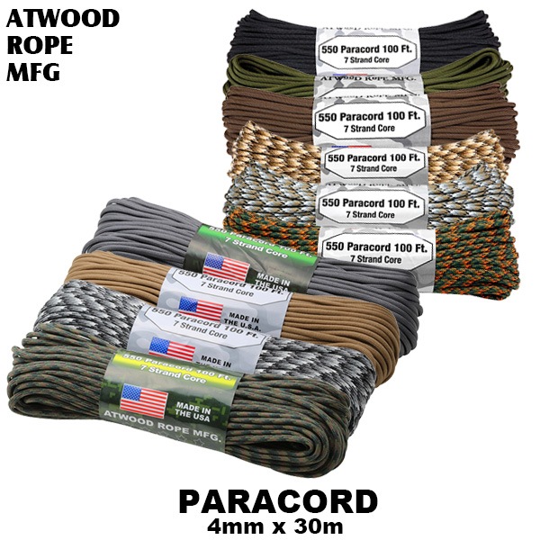 Atwood Rope MFG(���åȥ��åɥ�����) �ѥ饳����(4mm)