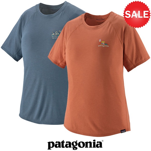 ��30%OFF��patagonia(�ѥ����˥�) W's Capilene Cool Trail Graphic Shirt (������󥺡�����ץ꡼�󡦥����롦�ȥ쥤�롦����ե��å��������)
