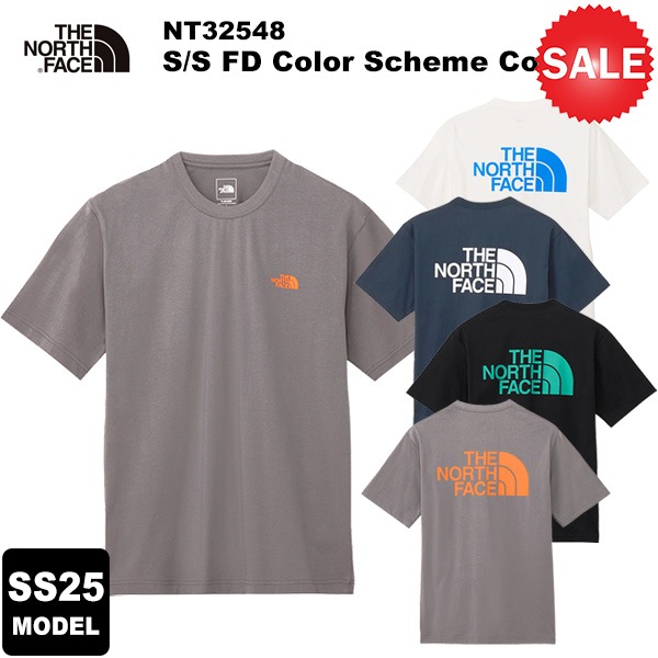 THE NORTH FACE(�Ρ����ե�����) ��2025ǯ��ǥ��S/S FD Color Scheme Cotton Tee(���硼�ȥ��꡼�֥ե�å���ɥ饤���顼�������ॳ�åȥ�ƥ���) NT32548