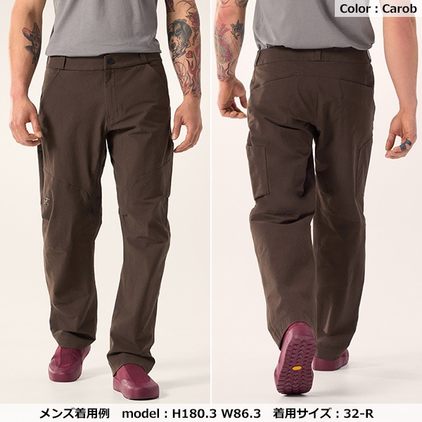 ARC'TERYX(�������ƥꥯ��) Cronin Cotton Pant Men's Regular(�����˥� ���åȥ� �ѥ�� ��� �쥮��顼) X000009316