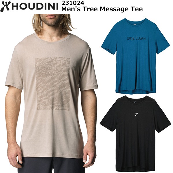 HOUDINI(աǥ) Men's Tree Message Tee 231024