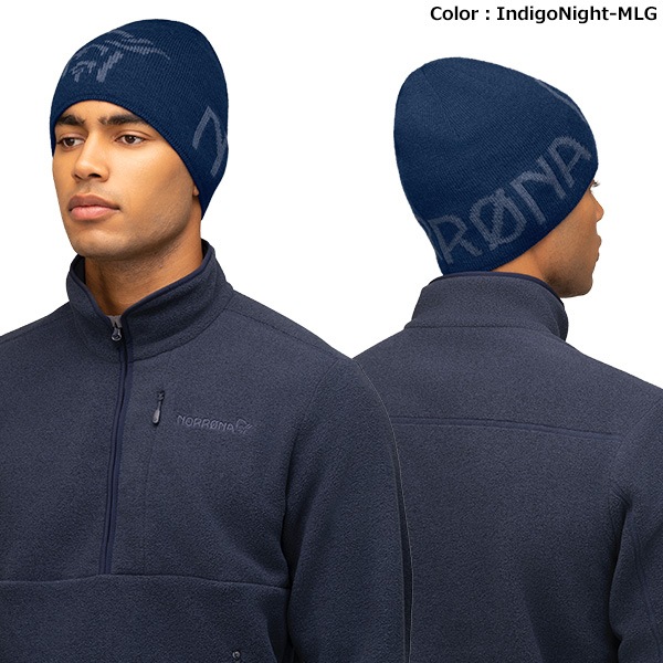 NORRONA(�Υ�����) /29 Mid merinoUll logo Beanie 5215-23