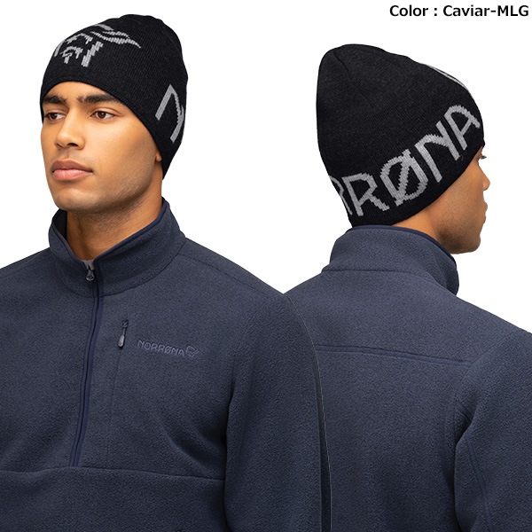 NORRONA(�Υ�����) /29 Mid merinoUll logo Beanie 5215-23