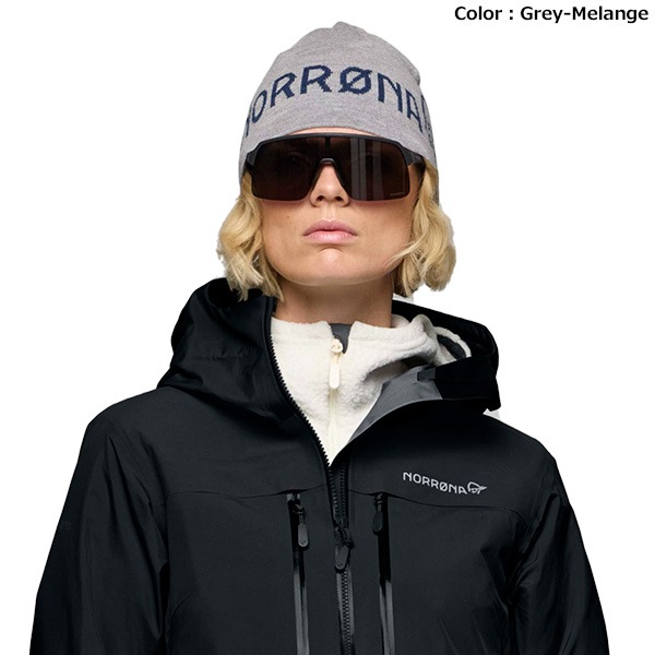 NORRONA(�Υ�����) /29 Mid merinoUll logo Beanie 5215-23