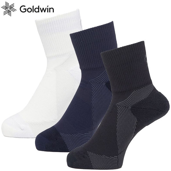 Goldwin(������ɥ�����) Arch Support Quater Socks (���������ݡ��� �������������å���) (C3fit)