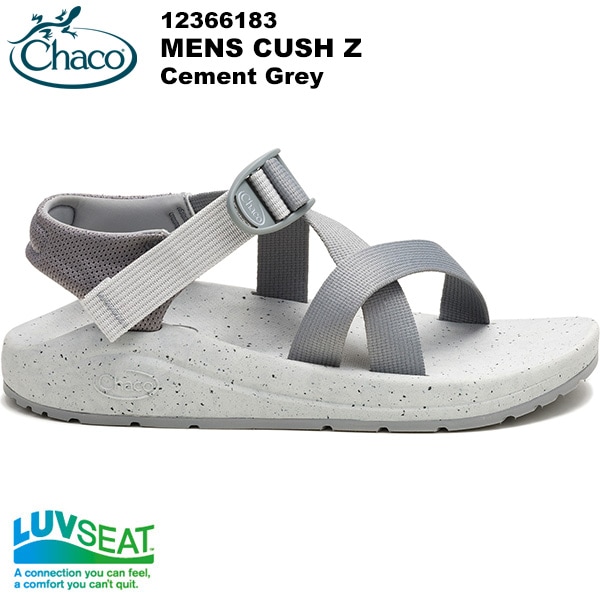 Chaco(チャコ) クッシュZ Men's (Cement Grey) 12366183